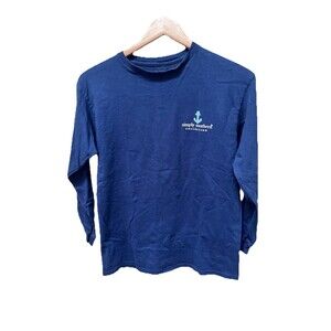 Simply Southern Girls size Y L Hope Anchors The Soul Long Sleeve T-Shirt Blue